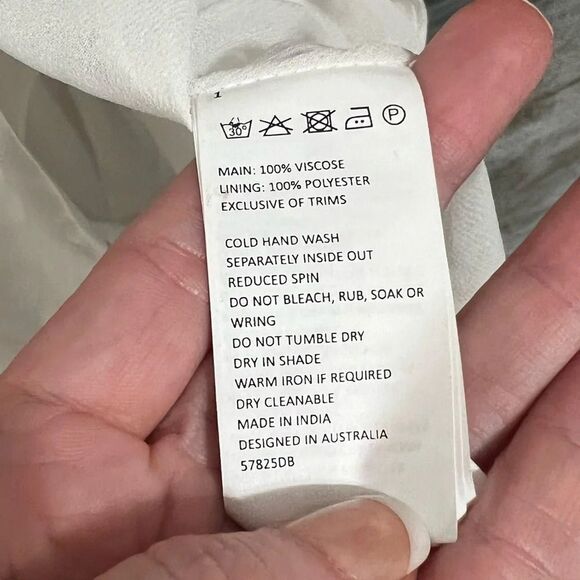 Bardot Slip Dress In Oyster large slit in front adjustable straps maxi - Picture 12 of 13